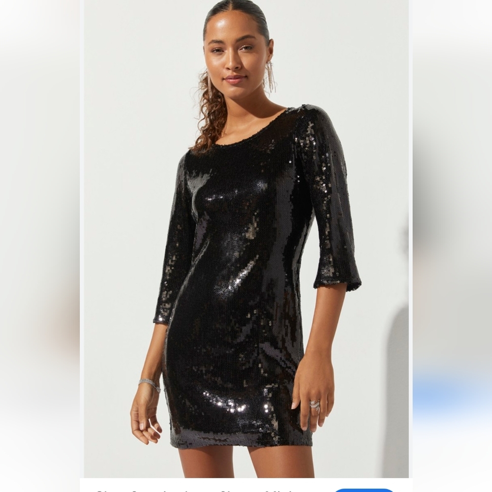 NWT Sequin Dress: Francesca's Clara